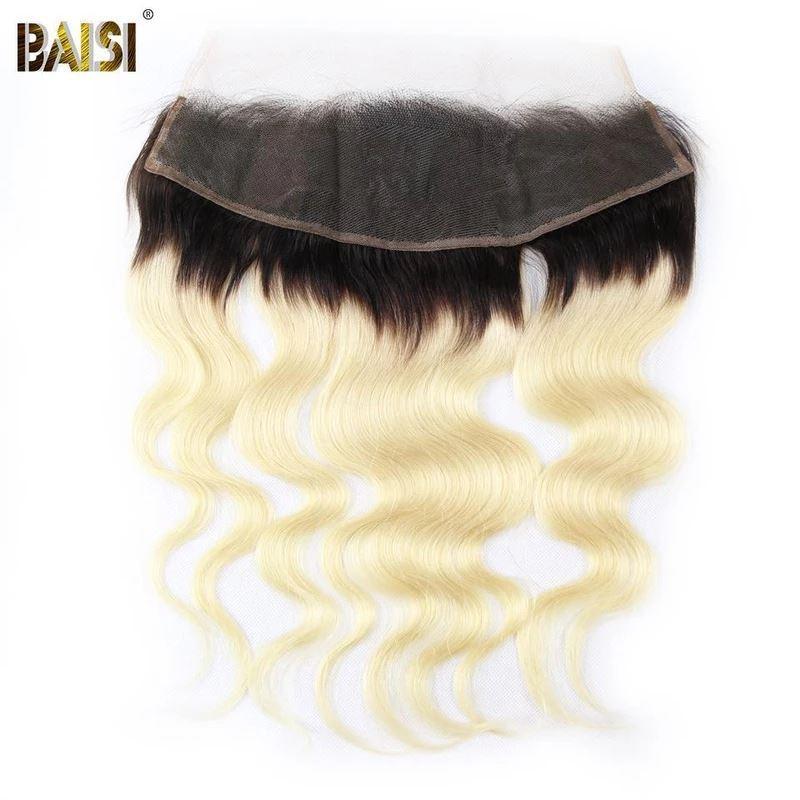 BAISI Blonde with Dark Root 1B/613# Body Wave Lace Frontal