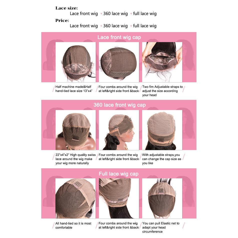 BAISI 12A Bleached Knots Loose Wave Wig Preplucked
