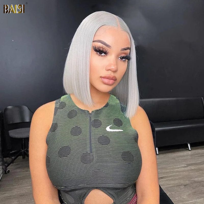 Baisi T Part Color BoB Lace Wig