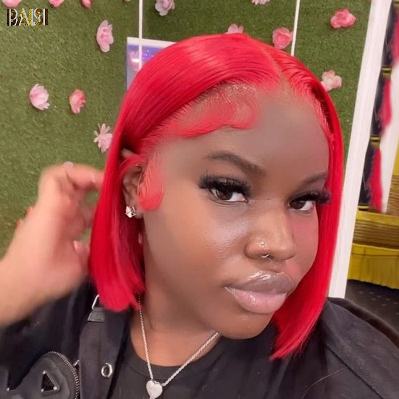 Baisi T Part Color BoB Lace Wig