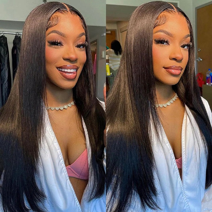 Pre-everything 7x5 Lace Wig Straight Pre-Cut Lace Human Hair Wig