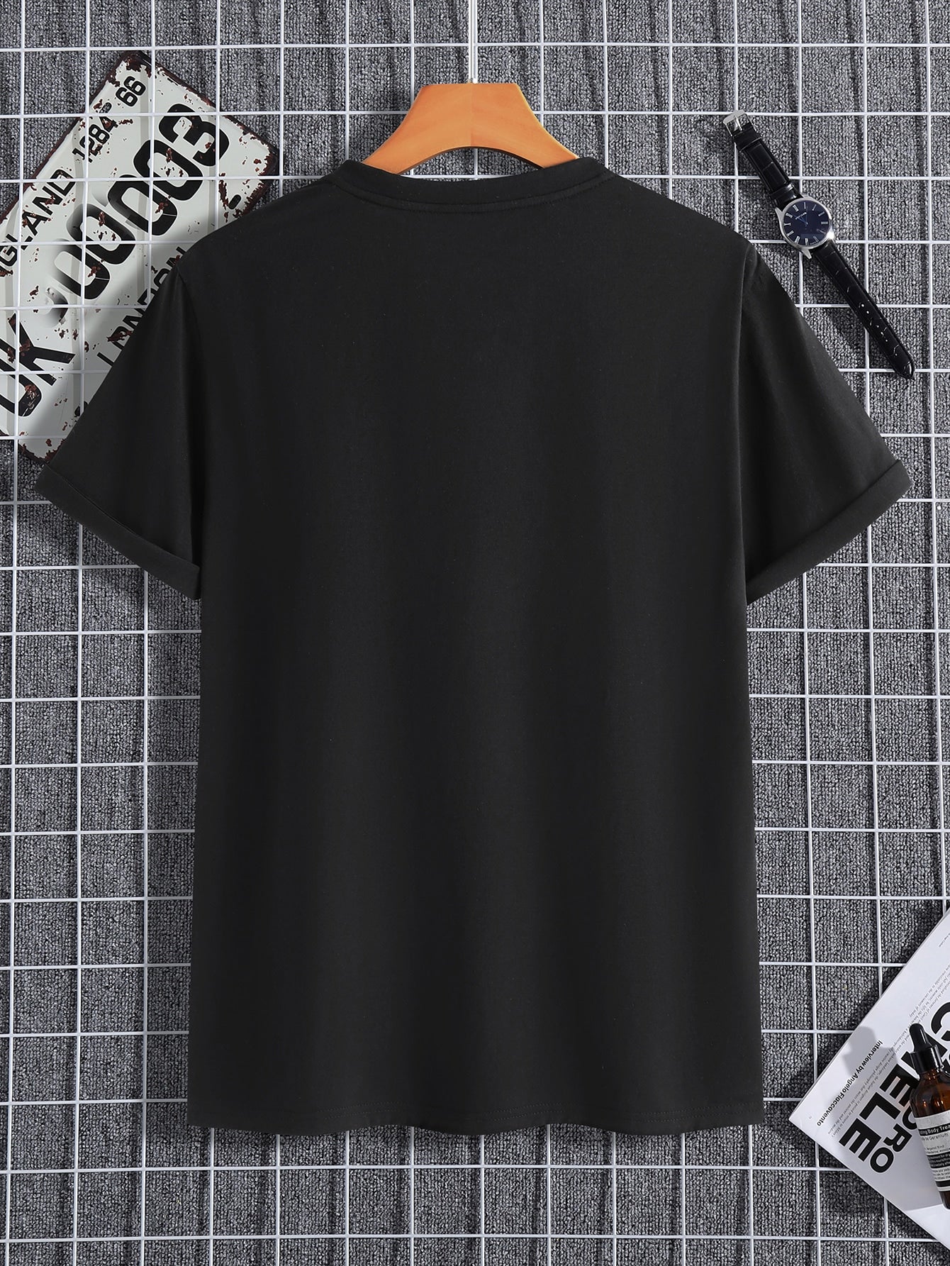 Manfinity Homme Men Playing Card Print Tee