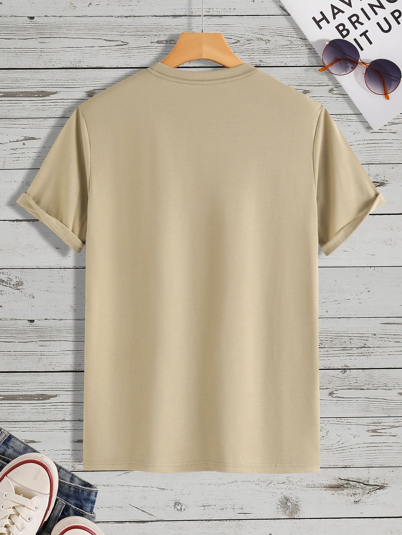 Manfinity Homme Men Playing Card Print Tee