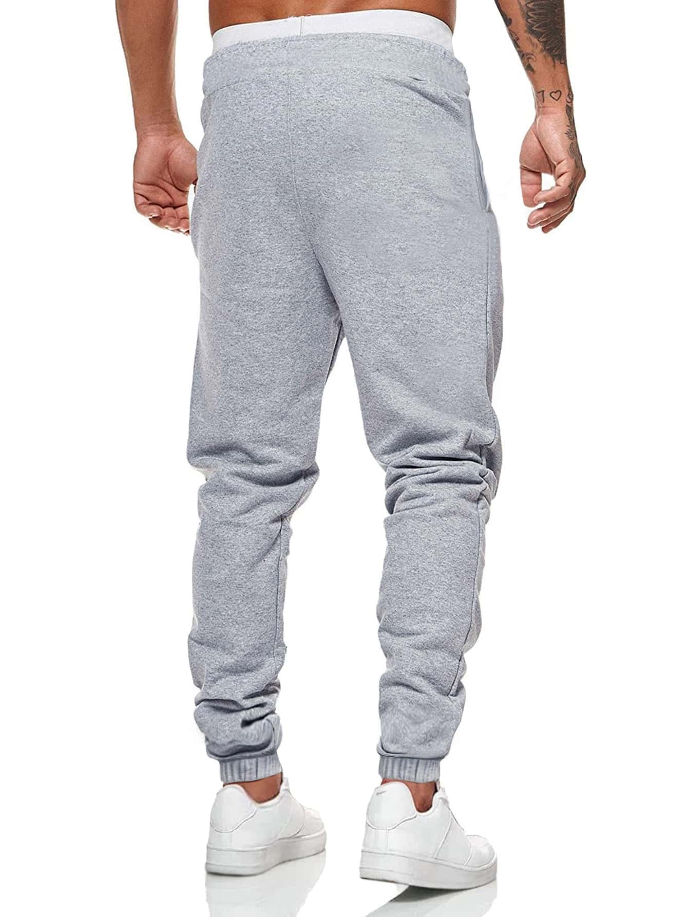 Manfinity Basics Men 2pack Drawstring Waist Sweatpants