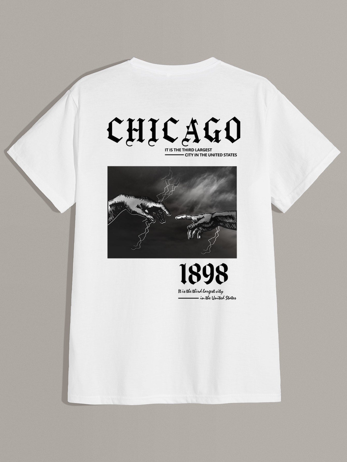 Manfinity EMRG Men Hands And Slogan Graphic Tee