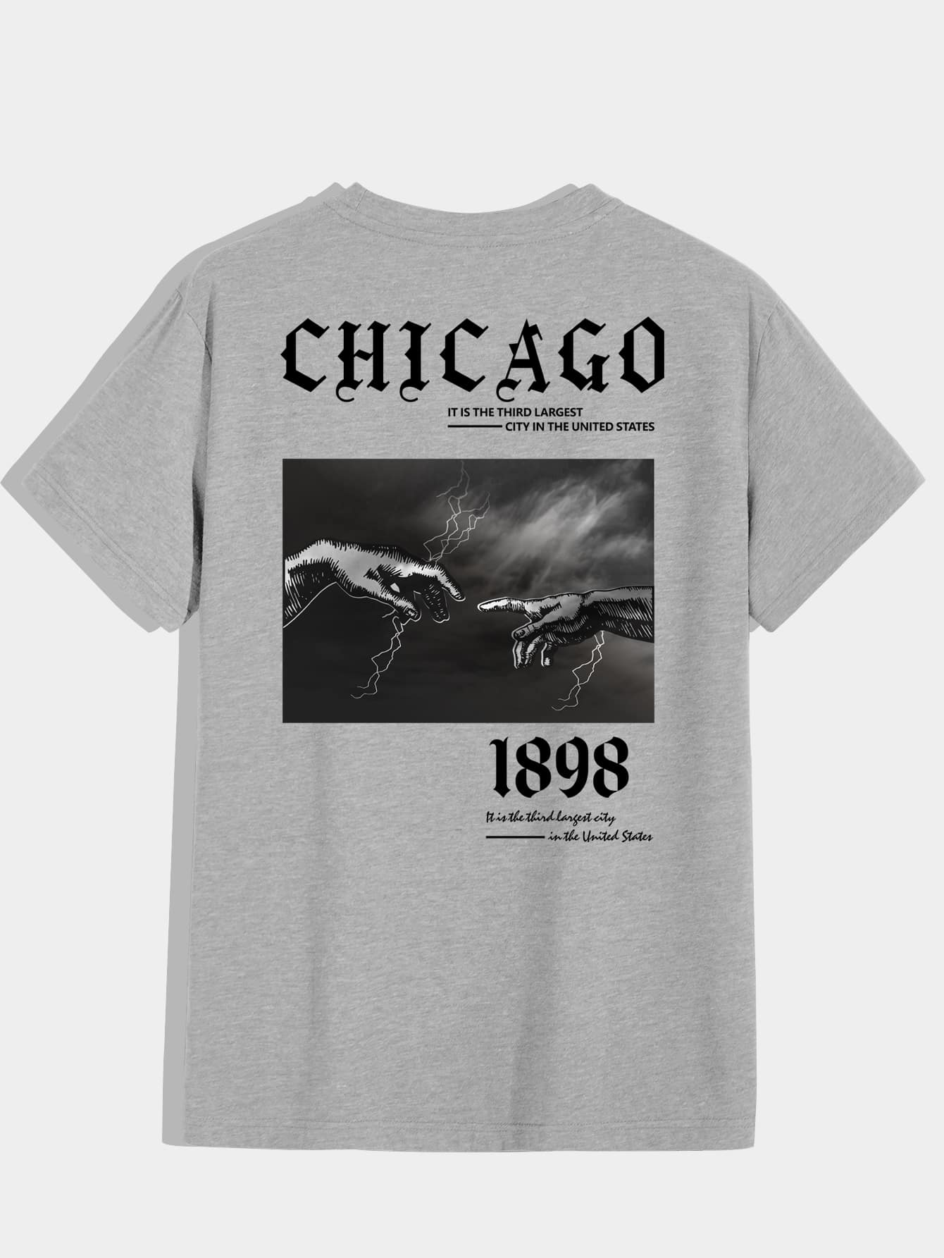 Manfinity EMRG Men Hands And Slogan Graphic Tee