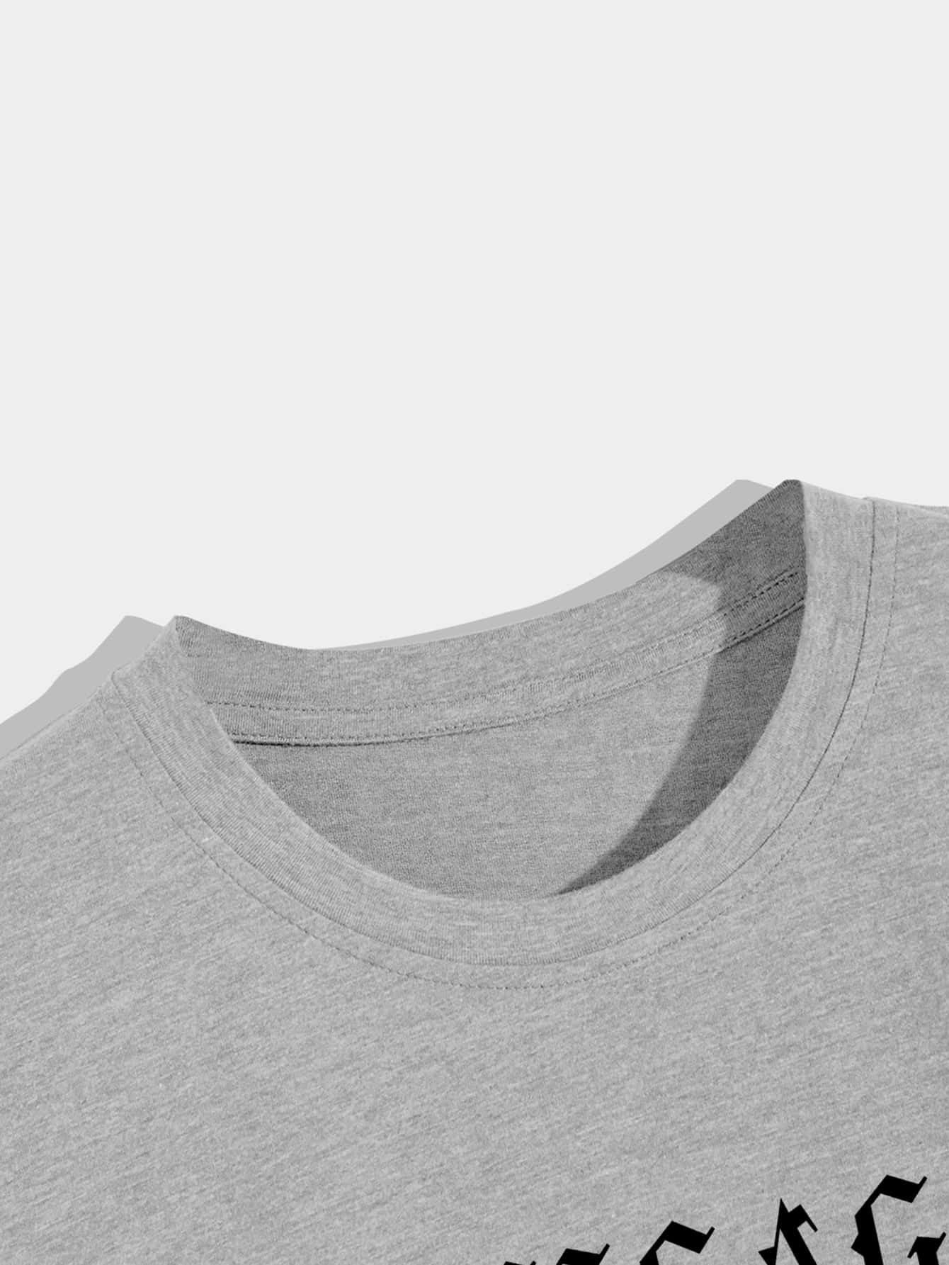 Manfinity EMRG Men Hands And Slogan Graphic Tee