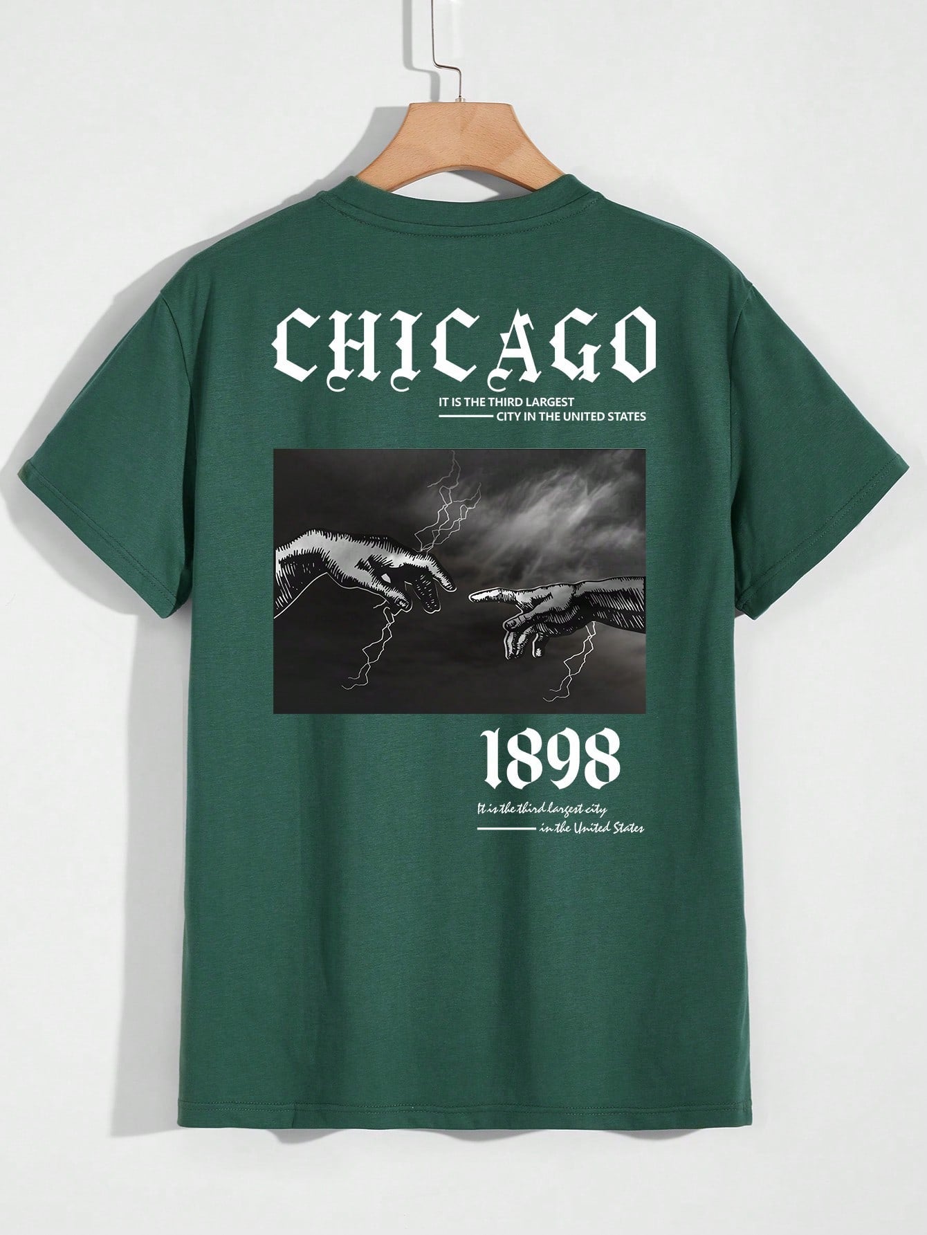 Manfinity EMRG Men Hands And Slogan Graphic Tee