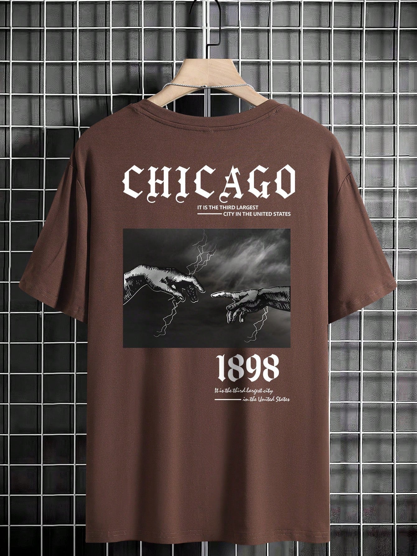 Manfinity EMRG Men Hands And Slogan Graphic Tee