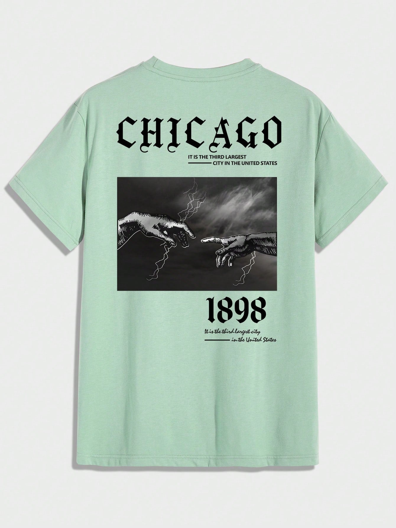 Manfinity EMRG Men Hands And Slogan Graphic Tee