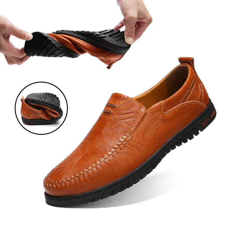 HMB Leather Shoes Soft
