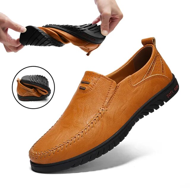 HMB Leather Shoes Soft