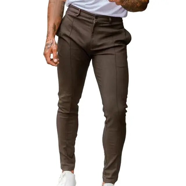 Men Business Long Trousers Casual
