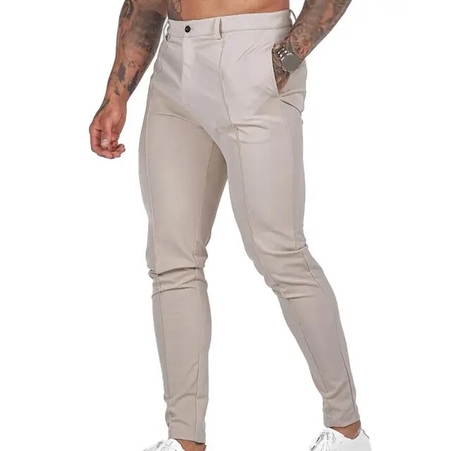 Men Business Long Trousers Casual