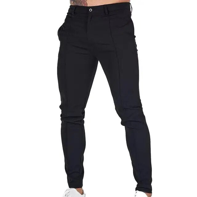 Men Business Long Trousers Casual