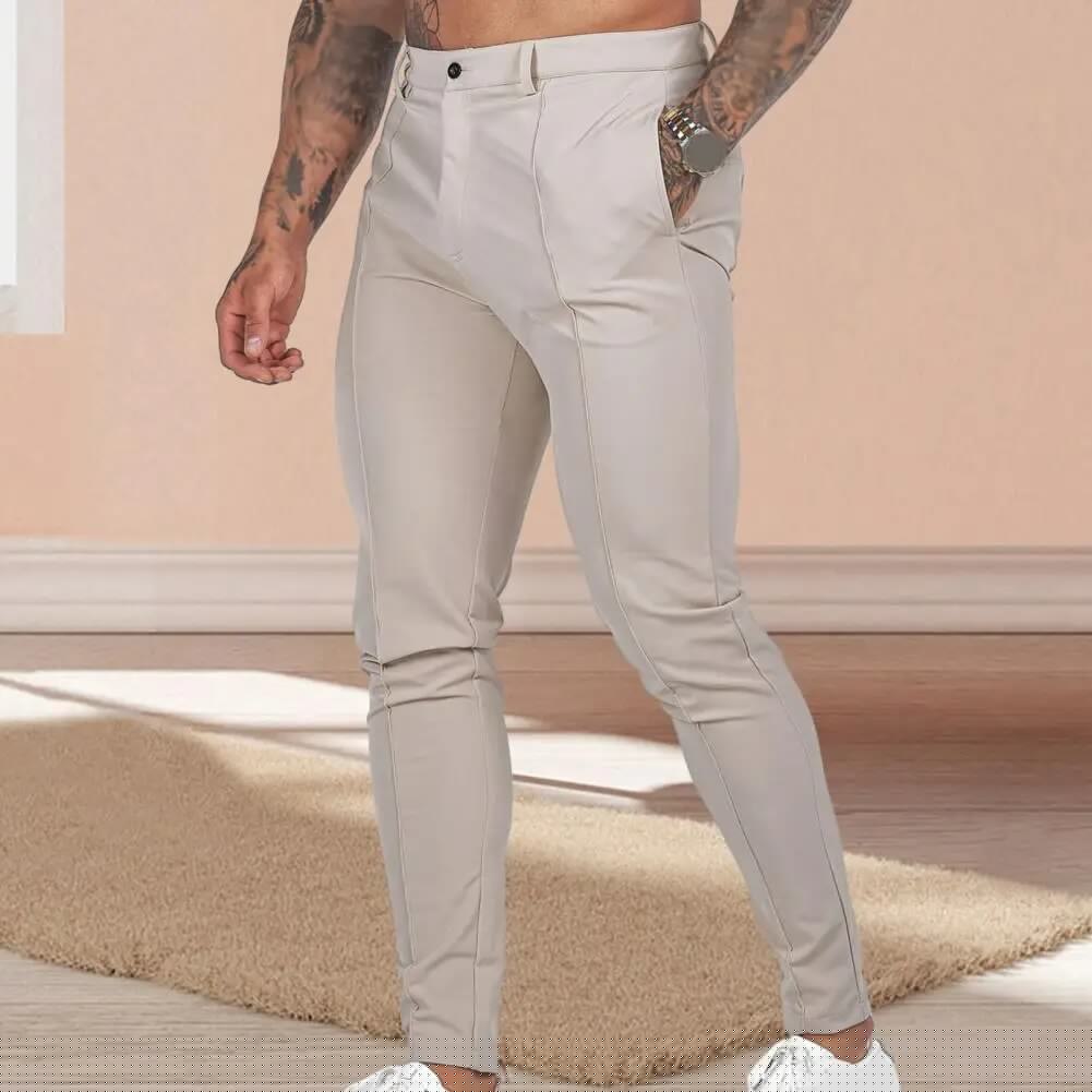 Men Business Long Trousers Casual