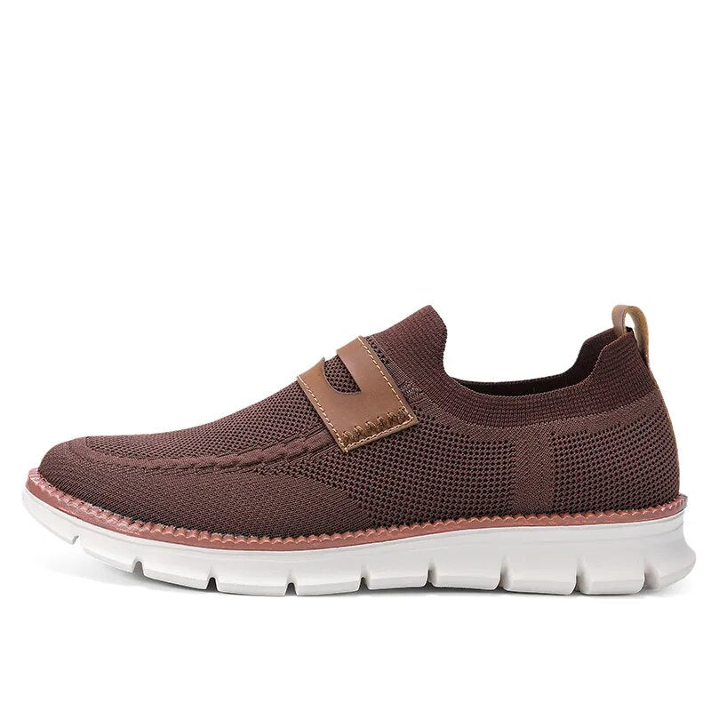 HMB Flyknit Brown Sneakers
