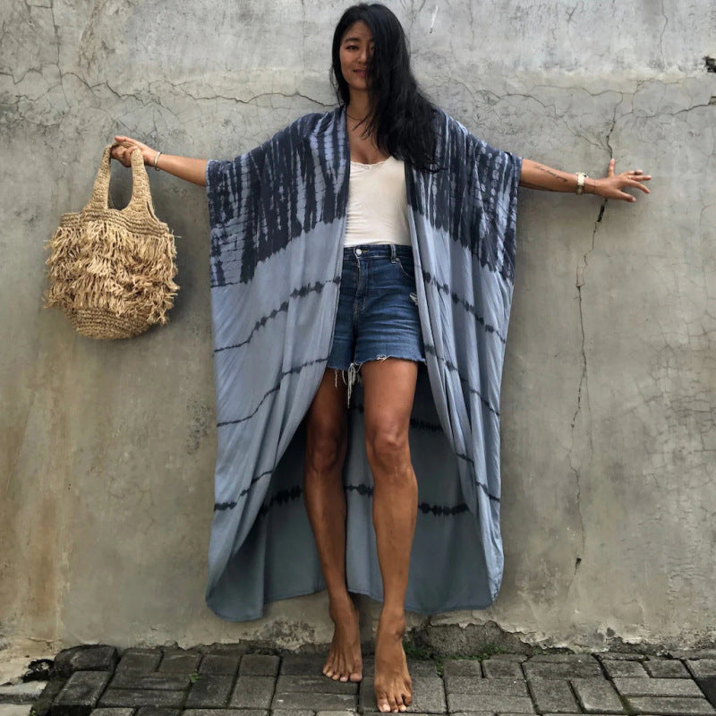 Women's Tie Dye Cover-Up Cardigan - Healthier Me Beauty, LLC