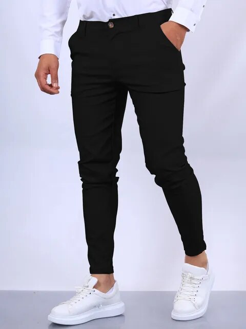 Solid Color Fashion Men's Pants