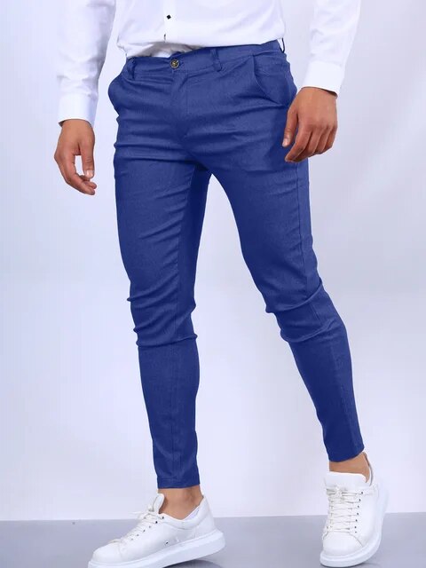 Solid Color Fashion Men's Pants