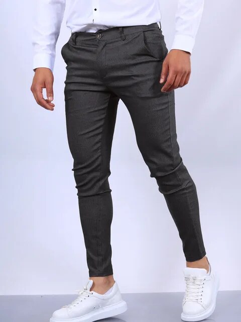 Solid Color Fashion Men's Pants