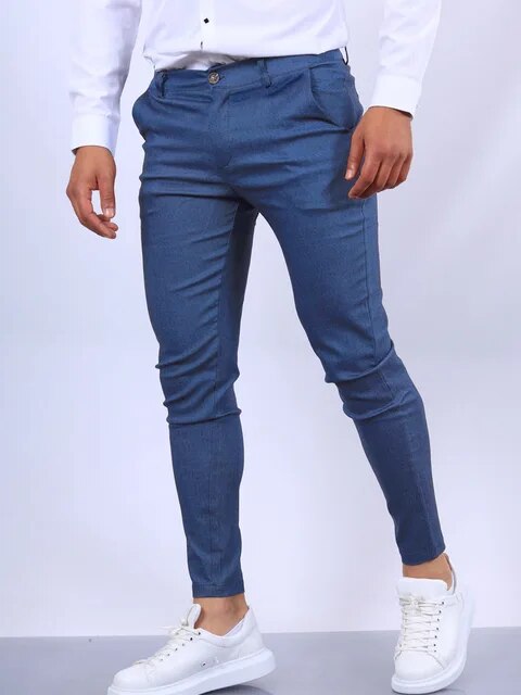 Solid Color Fashion Men's Pants