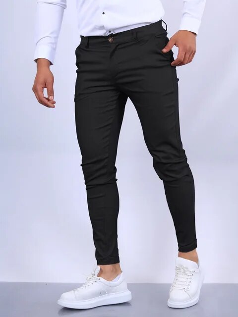 Solid Color Fashion Men's Pants