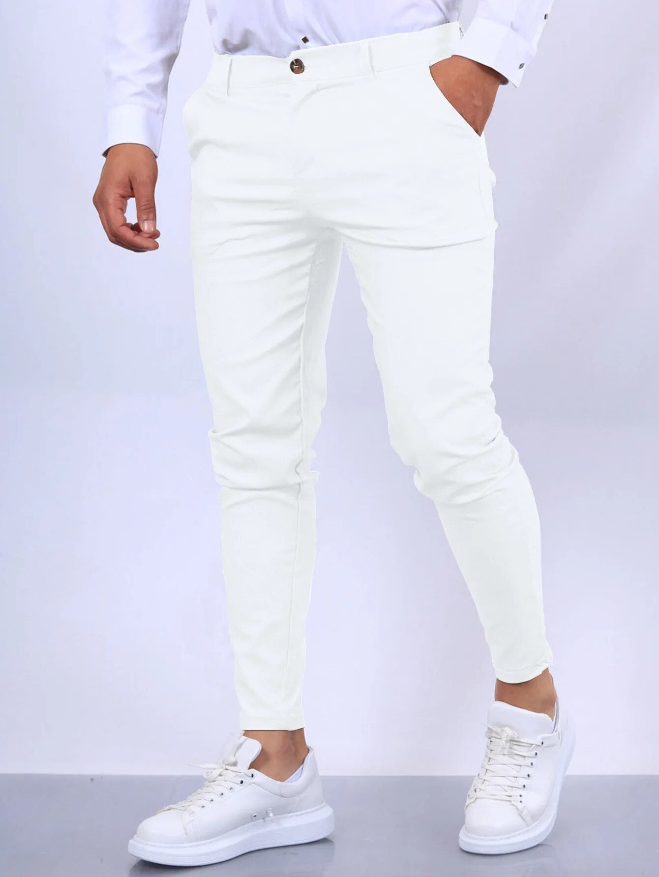 Solid Color Fashion Men's Pants