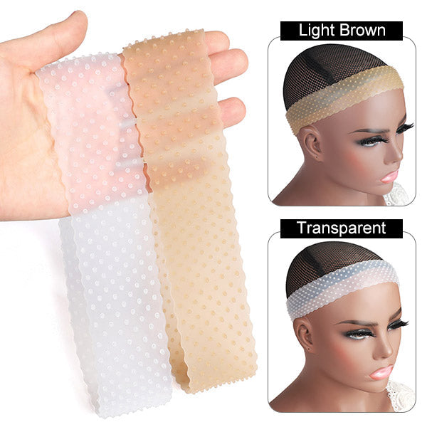 Transparent Silicone Wig Band Adjustable Hair Wig Band For Women Comfort Hair Band - Healthier Me Beauty, LLC