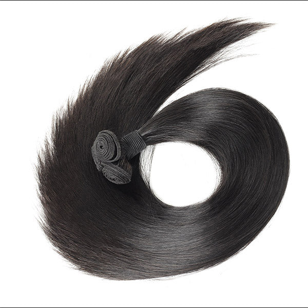 Bone Straight Hair Bundles Double Drawn Straight Hair Extension Brazilian Hair - Healthier Me Beauty, LLC