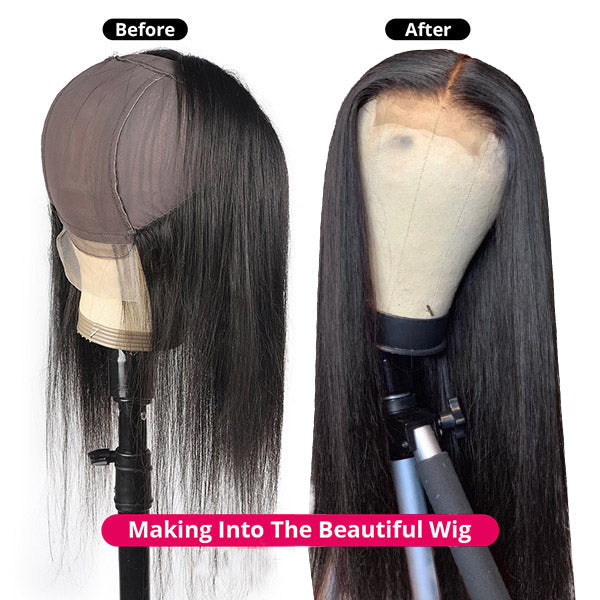 Straight Hair 4x4 Lace Front Virgin Human Hair HD Lace - Healthier Me Beauty, LLC
