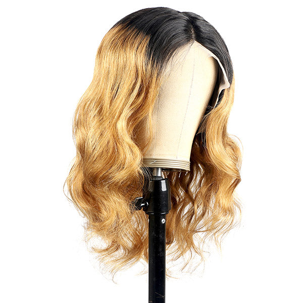 Ombre Human Hair Wigs Body Wave Hair 13*4 Lace Front Wigs Affordable HD Lace Front Wigs - Healthier Me Beauty, LLC