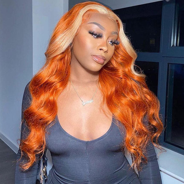 Ginger Blonde Hair Bundles with Closure Body Wave Bundles with 4x4 Lace Closure - Healthier Me Beauty, LLC