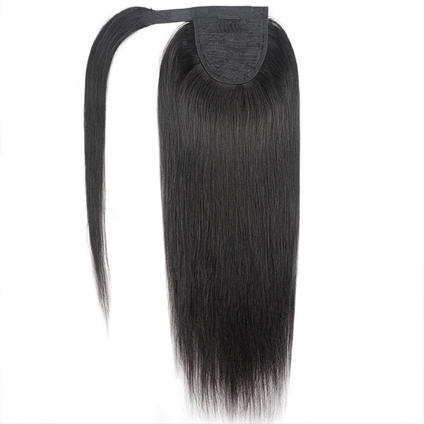 Wrap Around Ponytail Human Hair Extension Virgin Straight Hair Ponytail Extension - Healthier Me Beauty, LLC