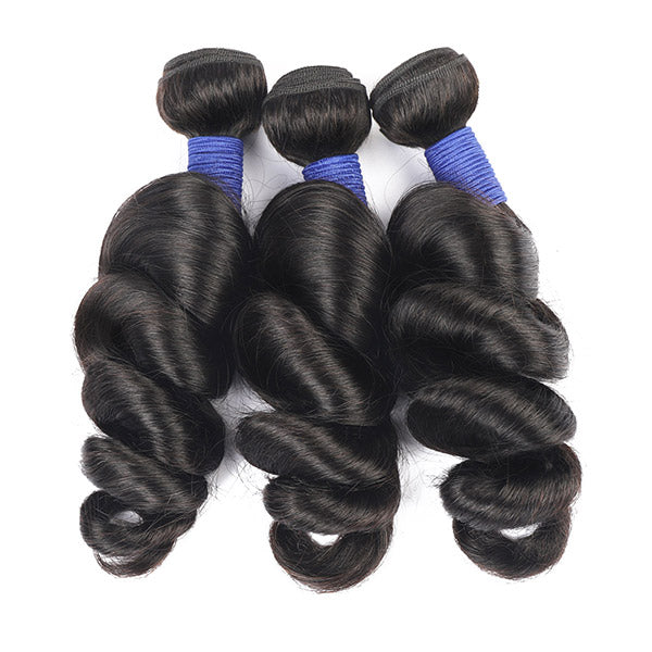 Brazilian Loose Wave Human Hair 3 Pieces 10A 100% Remy Hair - Healthier Me Beauty, LLC