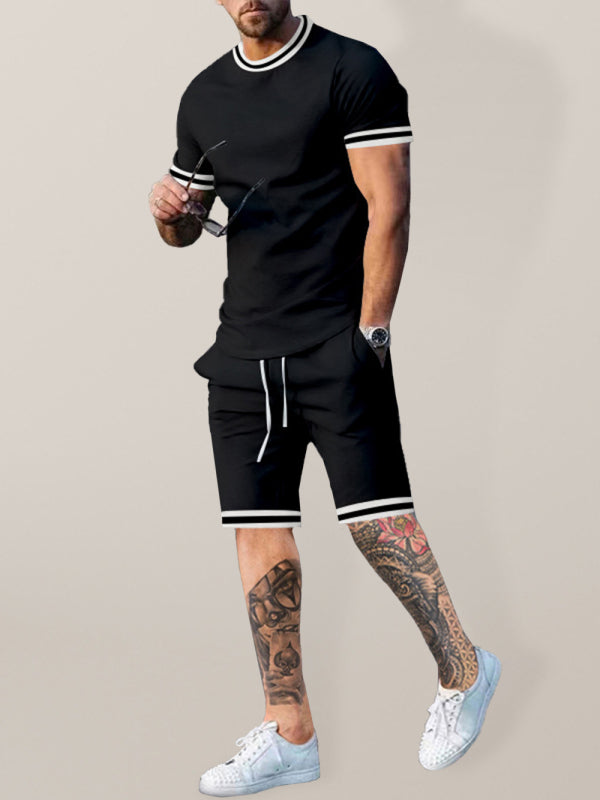 Men's Tap Shirt Top And Short Tape Shorts Set