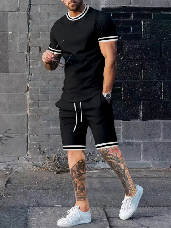 Men's Tap Shirt Top And Short Tape Shorts Set