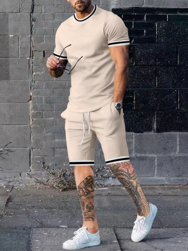Men's Tap Shirt Top And Short Tape Shorts Set
