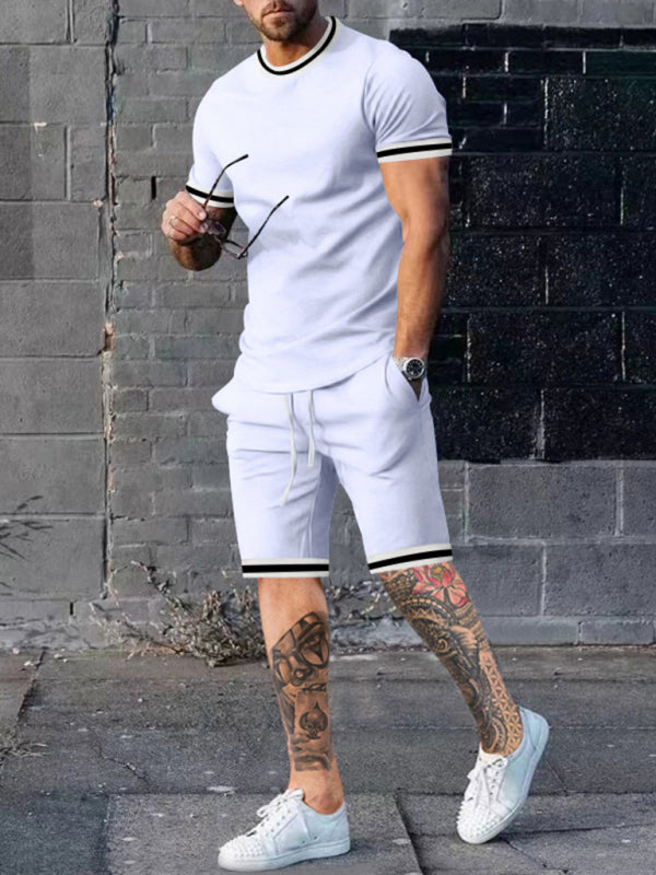 Men's Tap Shirt Top And Short Tape Shorts Set