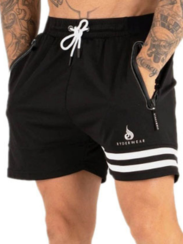 Men's Casual Sports Unilateral Striped Quick-drying Shorts