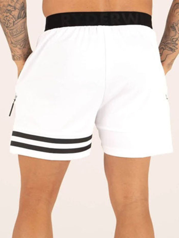 Men's Casual Sports Unilateral Striped Quick-drying Shorts
