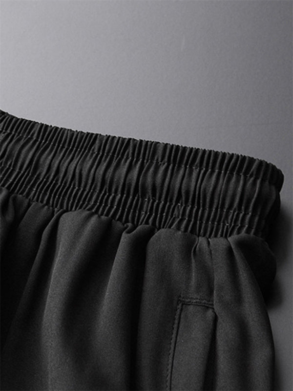 Thin Quick-drying Breathable Loose Large Size Tether Straight Leg Casual Cropped Pants