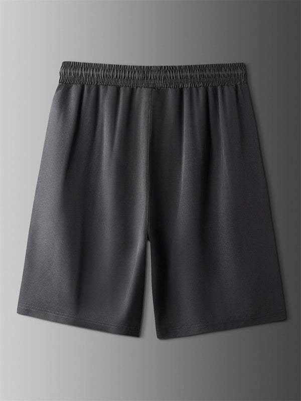 Thin Quick-drying Breathable Loose Large Size Tether Straight Leg Casual Cropped Pants