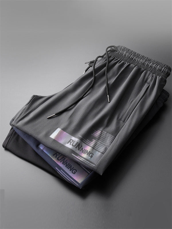 Thin Quick-drying Breathable Loose Large Size Tether Straight Leg Casual Cropped Pants