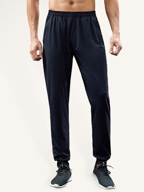 Quick-drying running multi-pocket breathable windproof sports pants that can hold mobile phones