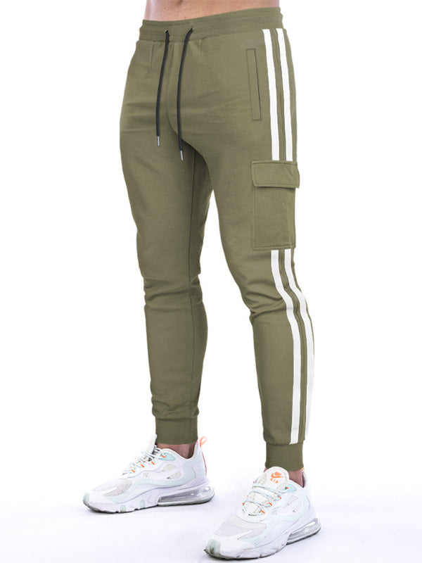 Men's Stripe Cargo Joggers