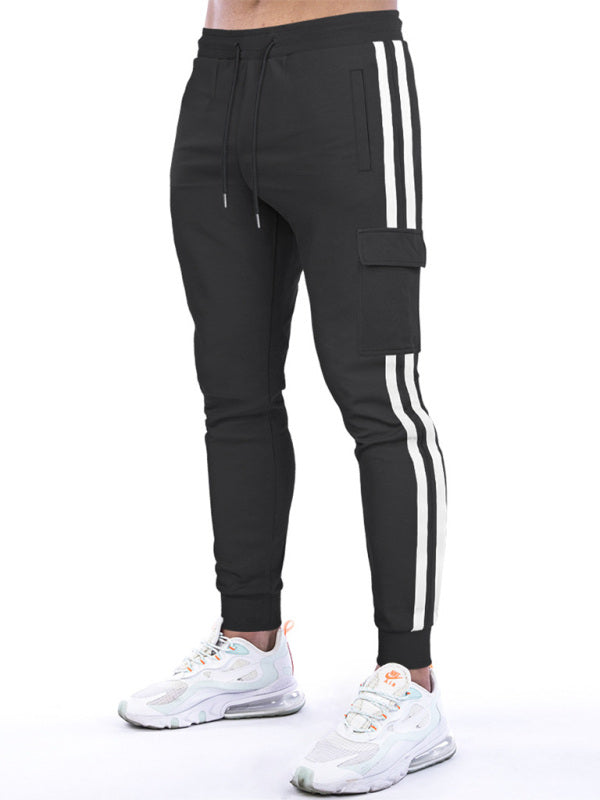 Men's Stripe Cargo Joggers