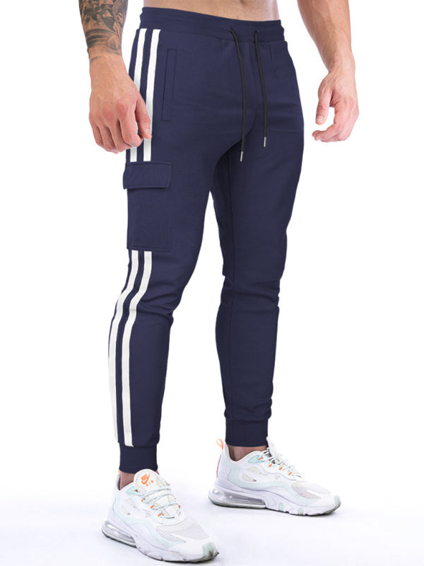 Men's Stripe Cargo Joggers