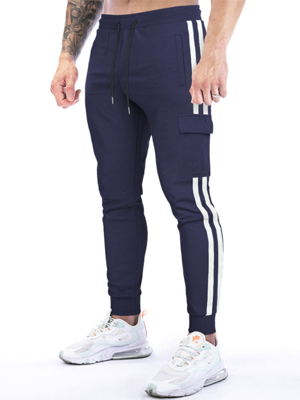 Men's Stripe Cargo Joggers