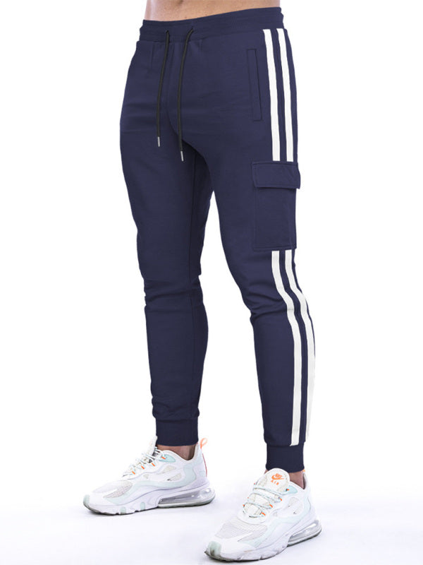 Men's Stripe Cargo Joggers